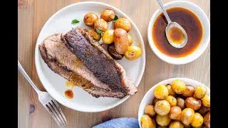 Juicy Spiced Rubbed Oven Baked Brisket