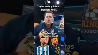 Kylian hazlo, quítale el mundial a Messi. Madridistas hace un año. Tomas Roncero. #messi #mbbape