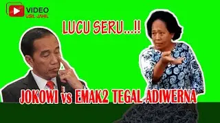 VIDEO LUCU Emak2 tegal ngamuk VIRAL ! JOKOWI vs Emak2 tegal #USIL JAHIL