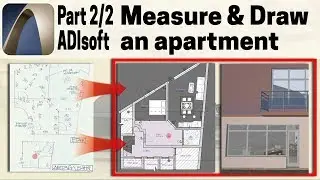 How to measure an apartment and draw it in Archicad (2/2)