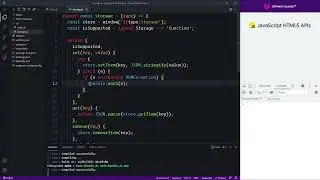 JavaScript HTML5 APIs 063 Error Handling Exceeded Quotas