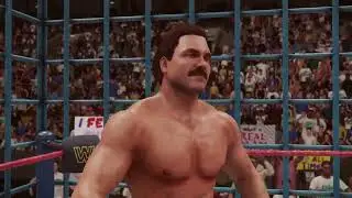 WWE 2K18: Ultimate Warrior vs. Rick Rude Steel Cage Match