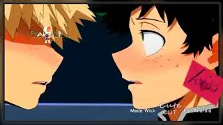 Bakudeku kiss Midoriya. ❤.💋..