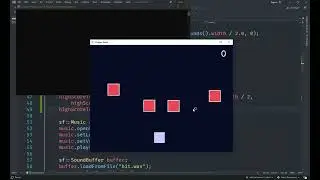 C++ SFML Dodger Game # 14 | HIGH SCORE!!!
