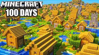 Surviving 100 Days In A Infinite Village