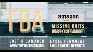 AMAZON FBA LOST AND DAMAGED WAREHOUSE UNITS | How to Filter Pivot Table & Create Excel Formulas | #8