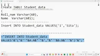 How a Developer insert lakhs of records in table with Excel's help||Excel Tips||SQL Developer ||