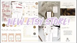 I HAVE NEWS! NEW ETSY PRODUCTS ANNOUNCEMENT