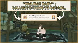 {Dailies Hidden Achievement} ~ “Project Baby”: Collect 3 items for “Non Obligatory Request” ~ Sumeru