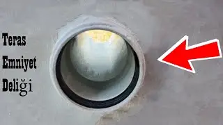 Sıradışı Firikirler ! Teras Gideri 70 lik Sigorta Deliği Yapımı ! Basit Ev Tamiratları !!!
