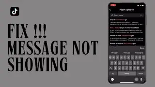 Fix Tiktok Direct Message Option Not Showing