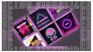 Retro Music Visualizer Instagram After Effects Video  - After Effects Projects