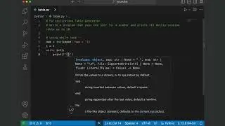 Table || Python