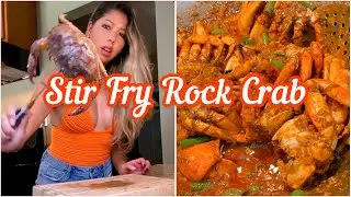 Stir Fry Rock Crab