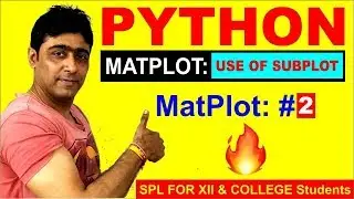 #4 Learning Subplot with Matplotlib in Python🔥|Hindi Home Python Series for ALL | Data Science 😱