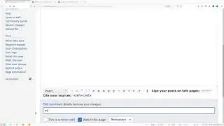 Minor Edits on Wikipedia
