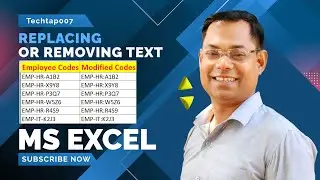Replacing or removing text in Microsoft Excel