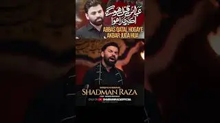 Abbas (A.S) Qatal Hogaye Akbar (A.S) Juda Hua | Shadman Raza | New Nohay 2024 #shadmanraza