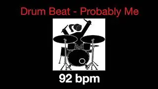 92 bpm - drum track - Probably me