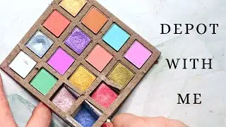 HOW TO: DEPOT EYESHADOW PALETTES | #depotwithme | Pan those eyeshadows Palettes | BH Cosmetics