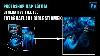 Photoshop – Hap Eğitim; “Birden fazla fotoğrafı Generative Fill ile aynı kadrajda birleştirmek”.