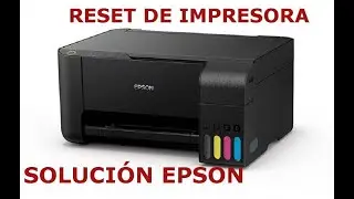 Reset de impresora Epson, error de parpadeo de luces. Reset de Almohadillas.