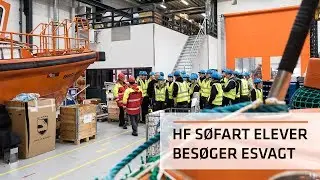 Marstal Navigationsskole på besøg hos ESVAGT