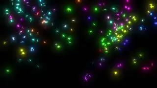Glowing Party Happy Confetti Twin: Best Free Video Footage