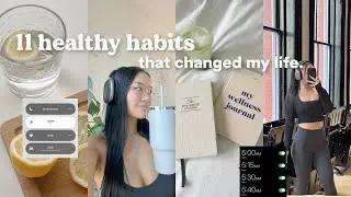 11 *life-changing* healthy girl habits🌱: how to build discipline and be productive!