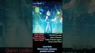 FF7 ever crisis Is Square teasing us? Cloud, Glenn, Zack #ff7 #evercrisis #cloudstrife #zackfair