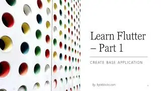 Learn Flutter - Part 1