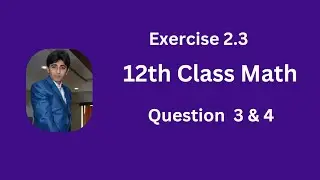 Math | 12th Class | Derivatives w.r.t. 'x' | Ex.2.3 | Question 3 &4 |Simple Method  #math #Easy Math