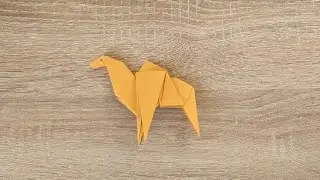 Origami paper camal   /   Оригами верблюд из бумаги
