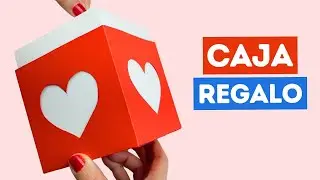 🎁 Caja regalo para san Valentín muy fácil de hacer