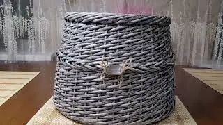 Плетем из ротанга. Юбочка для елочки.