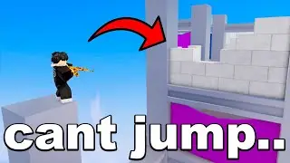 Roblox RIVALS But I CANT JUMP!