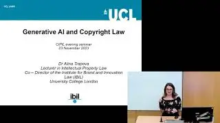 'Generative AI and Copyright Law': CIPIL Seminar