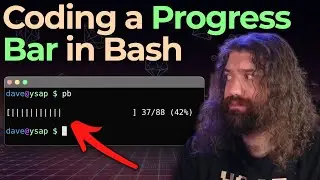 Creating an Animated Progress Bar from scratch in Bash to batch-process files!