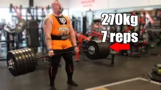 STRONGMANKNUT TRENER MED 270KG I MARKLØFT