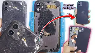 Replacement Back Glass iPhone11 Restoration #iphone11 #backglass #coverglass #restoration