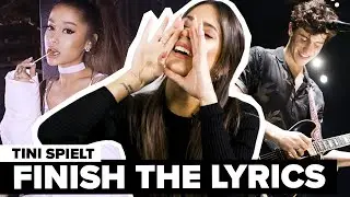 Finish The Lyrics: TINI singt die Hits von Ariana Grande, Shawn Mendes, Selena Gomez, Rihanna & Co.