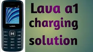 Lava a1 charging🔋⚡🔋⚡ solution