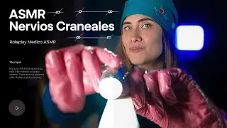ASMR de NERVIOS CRANEALES como ningún otro: Completo, realista y relajante | ASMR español with Sasha