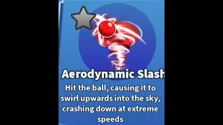 Шоукейс способности Aerodynamic slash #roblox #bladeball #роблокс