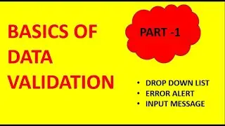 What is data validation in excel in hindi | Data Validation part - 1