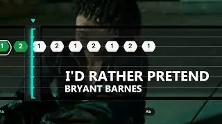 Bryant Barnes - I'd Rather Pretend (EASY SLOW Guitar Tabs & chords Tutorial)