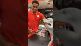 SHARK PUPPET GOES TO TARGET!!!!! In G-Major Squared