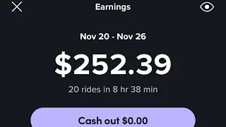 I am back to driving Lyft How much money did I make Driving Friday after Thanksgiving