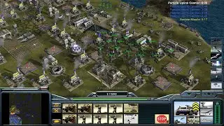 Command & Conquer Generals Zero Hour - Usa Air Force 1 vs 7 Hard Gameplay ( Particle Cannon Ready )