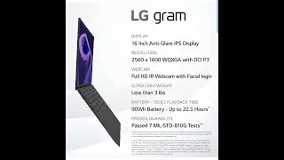 LG Gram 2022 16Z90Q Ultra Lightweight Laptop |SPECIFICATIONS |